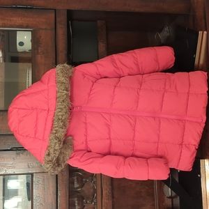 Girls Gap Pink Puffer Jacket, Size XS